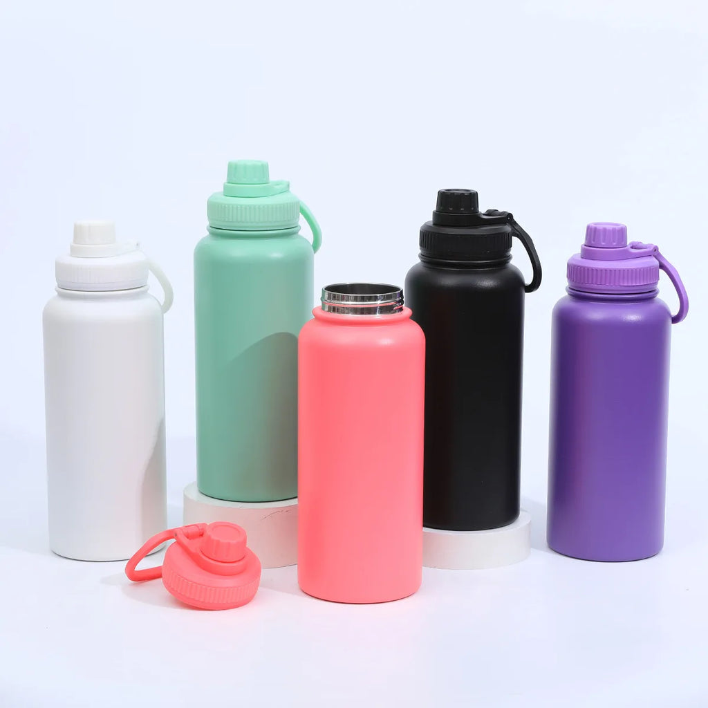 Water Bottle With Magnetic/MagSafe Compatible Phone Holder